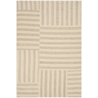 Celeste Hand Woven Wool Striped Area Rug
