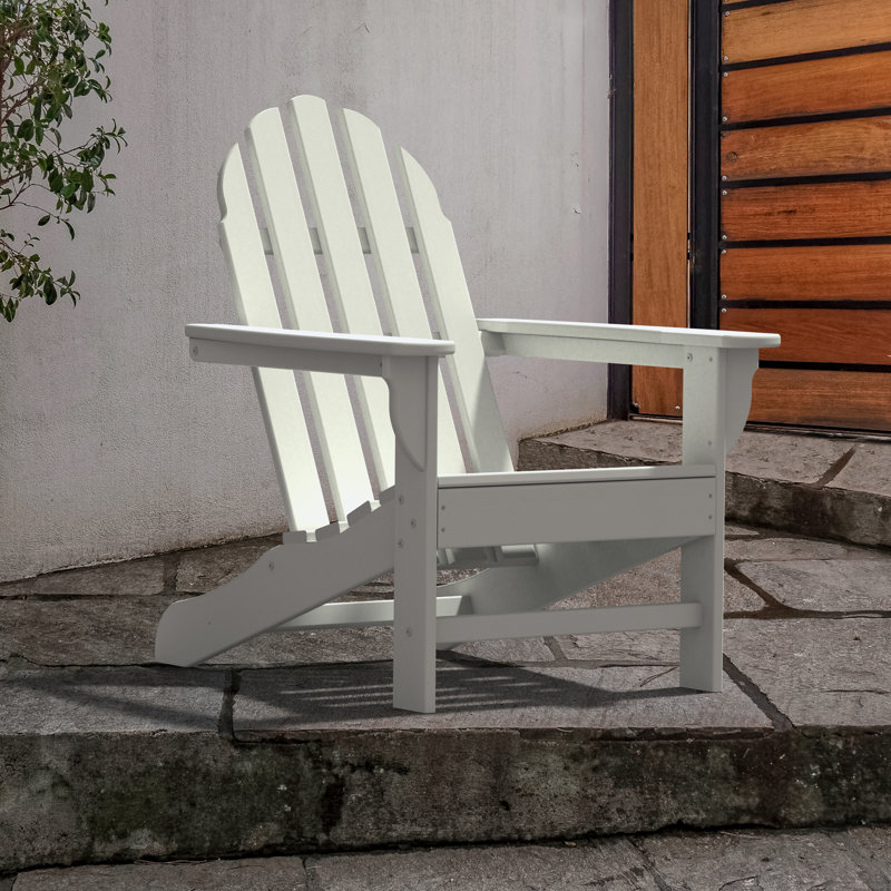 Chaise Adirondack POLYWOOD x Sol 72 Jamarion, Gris ardoise