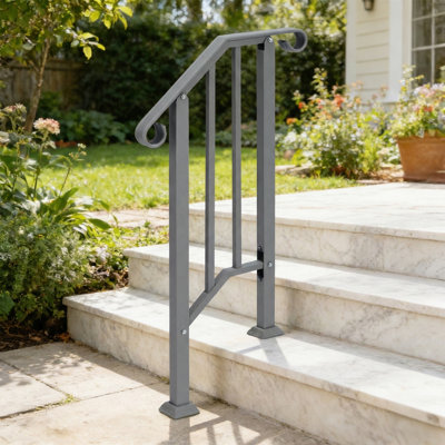 Sliver 1-Step Iron Stair Handrail