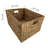 Hoehne 44'' Console Table, X-Side Sofa Table, 2 Storage Shelves, 3 Wicker Baskets, Coffee 