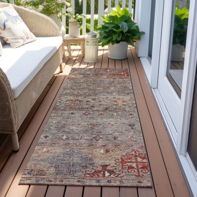 Tapis intérieur / extérieur lavable à la machine ACN1220 1 pi 8 po x 2 pi 6 po