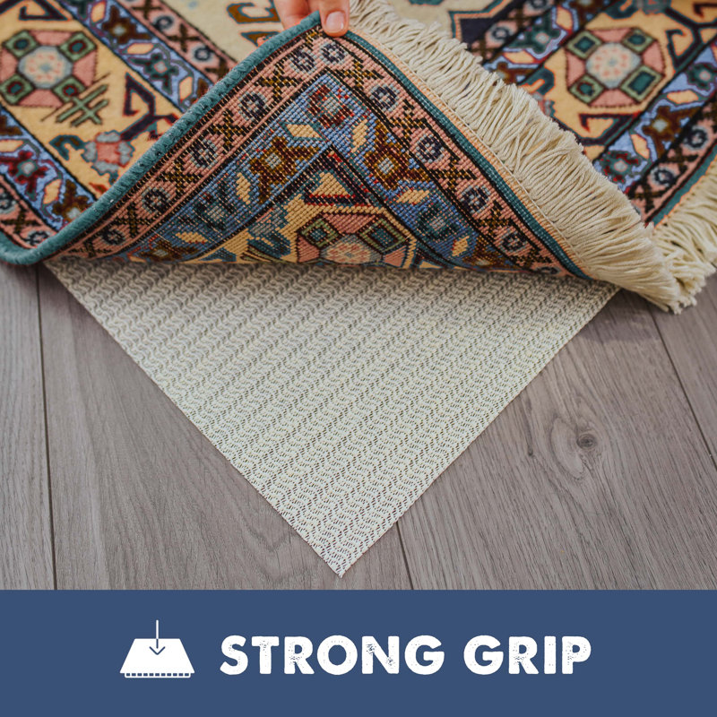 Havza Rug Stop Natural Non-Slip Rubber Rug Pad for Hardwood Floors, Runner 2'5" x 10'