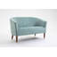 Arthur 2 Seater Velvet Loveseat-1964841091