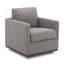 Fauteuil pivotant rembourré avec coussins réversibles Bobbi-100965895