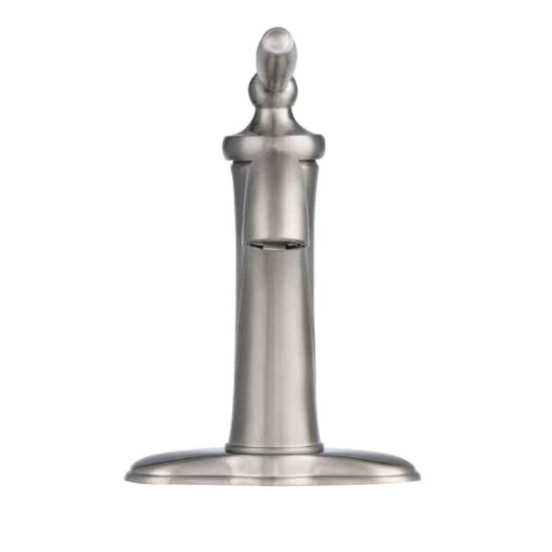 Robinet de salle de bain monotrou avec ensemble de bonde Brantford, Nickel brossé