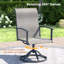 Ensemble de salle à manger pivotant pour 4 personnes avec table ronde 40,6 po et 4 chaises pivotantes-2008097786