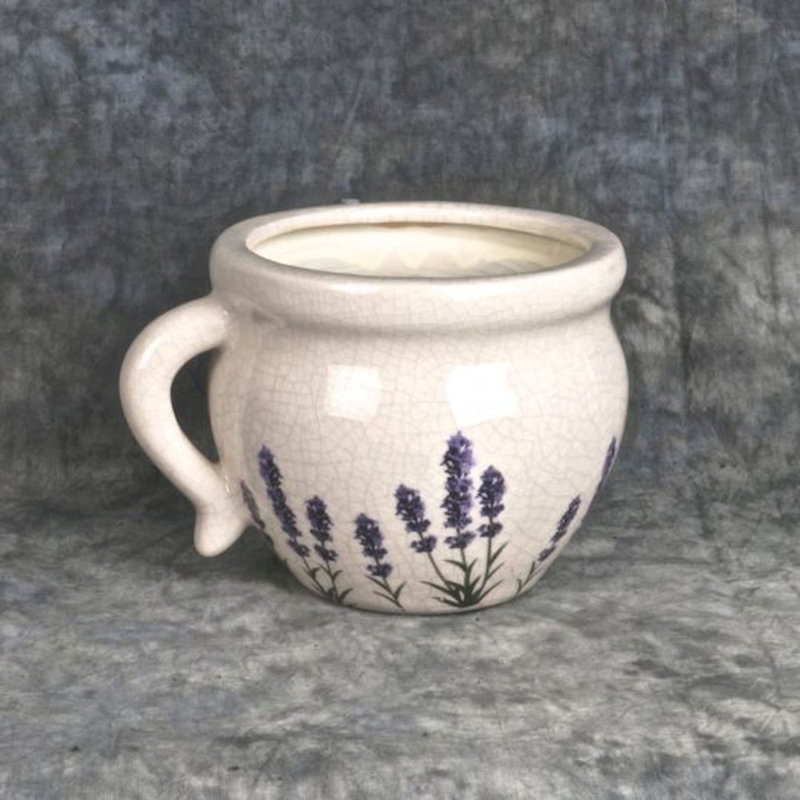 Pot à fleurs Mazur, H 3,7 po x l 5,6 po x P 4,7 po