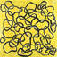 Yellow Chain Painting by Joyce Creiger