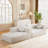 Fully Compressed Modular L-Shaped Sofa Set With Reversible Chaise & Tufted Back-975329314