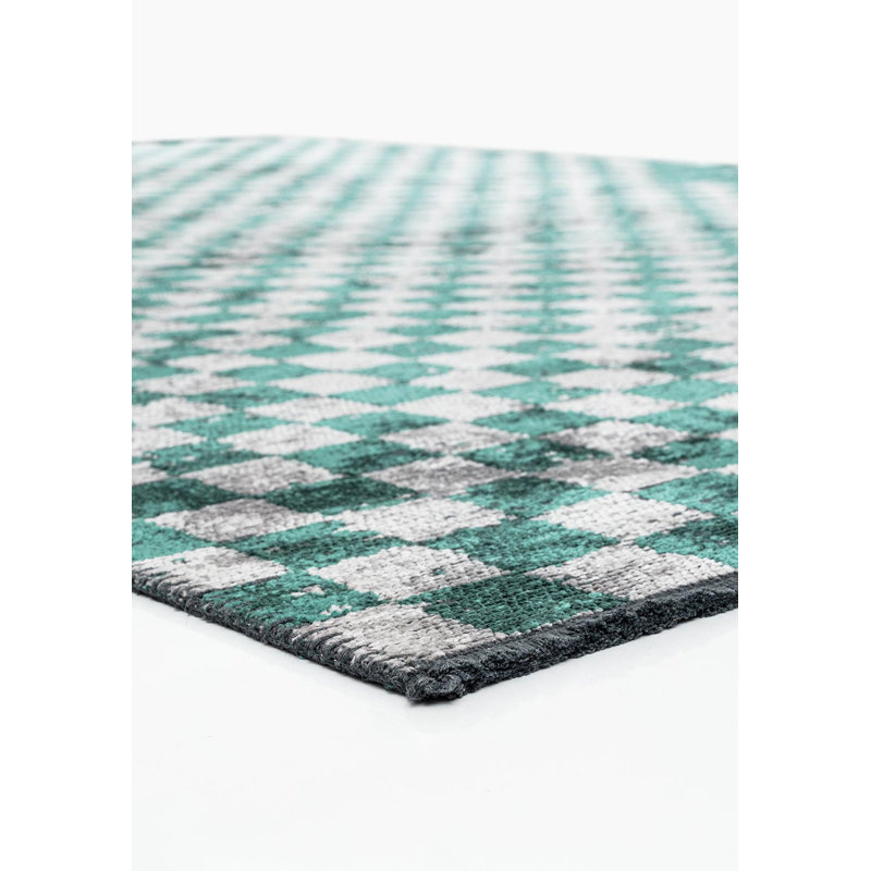 Rapture Checkered Area Rug, Rectangle 7'10" x 9'10"