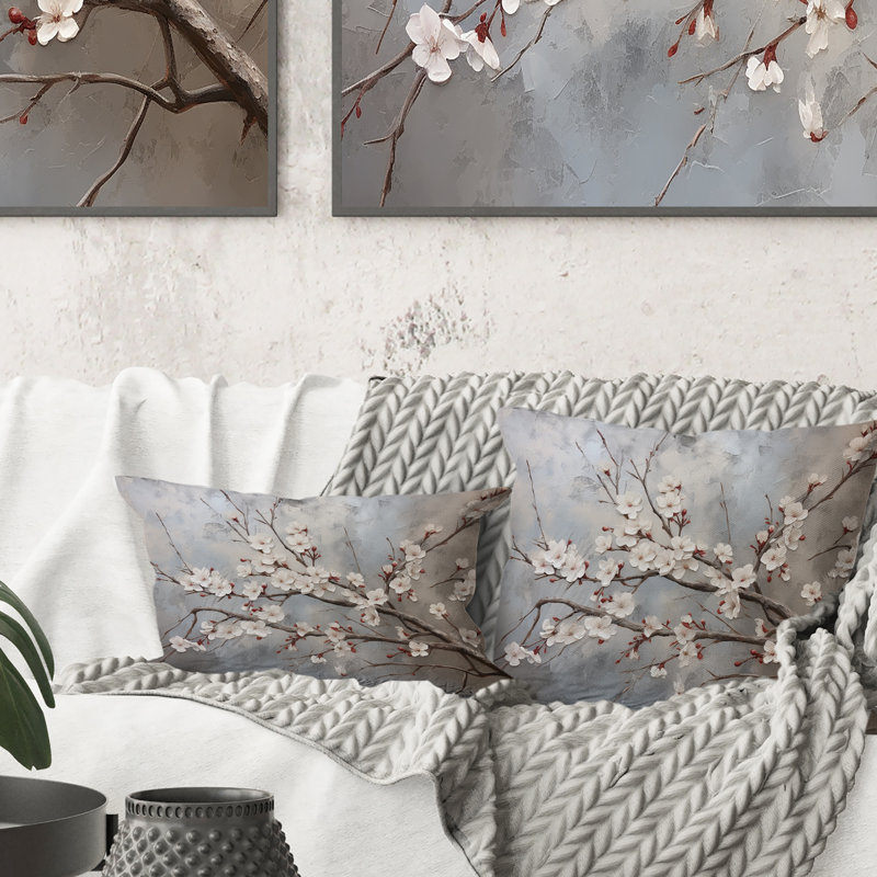 Coussin Minimalisme Cherry Blossom I - Cherry Blossom