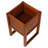 Jakar Plant Stand Riser in Solid Teak Wood 12x12x17.5