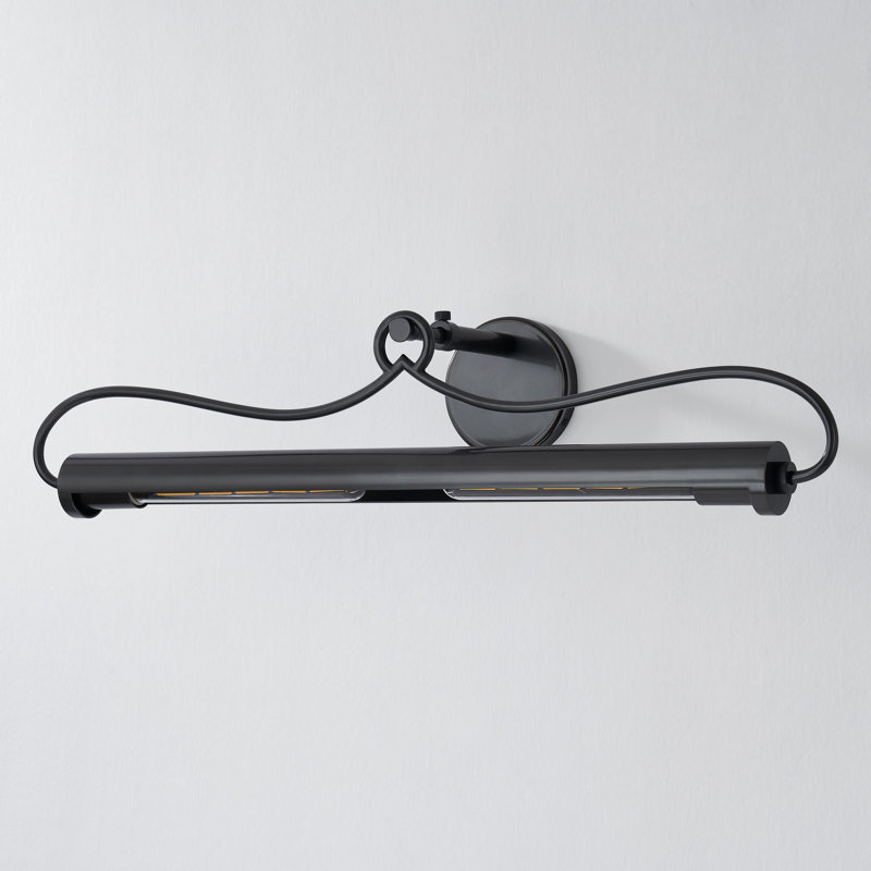 Applique pour tableau 2 lumières Berun, Bronze vieilli, H 6,75 po x l 28,25 po x P 28,25 po