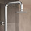 Douche d'extérieur murale 63 po. H 63 po. Douche extérieure en acier inoxydable 316 à fonction unique, certifiée NSF et CUPC, nickel brossé-125243946