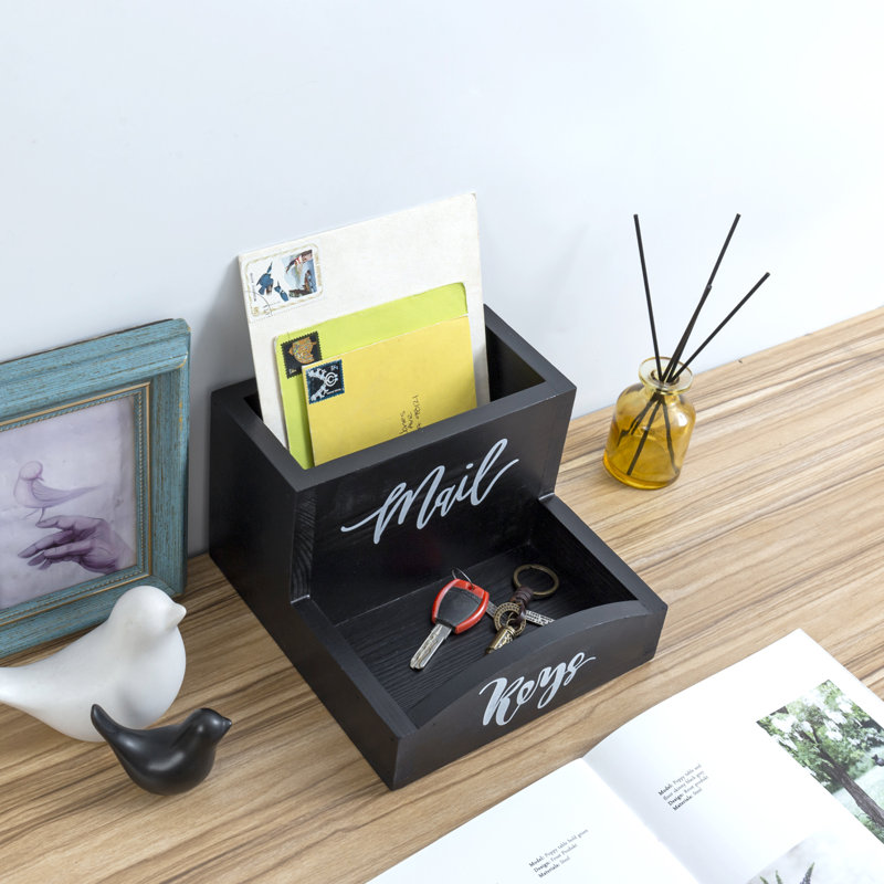 Solid Wood Desk Organiser 