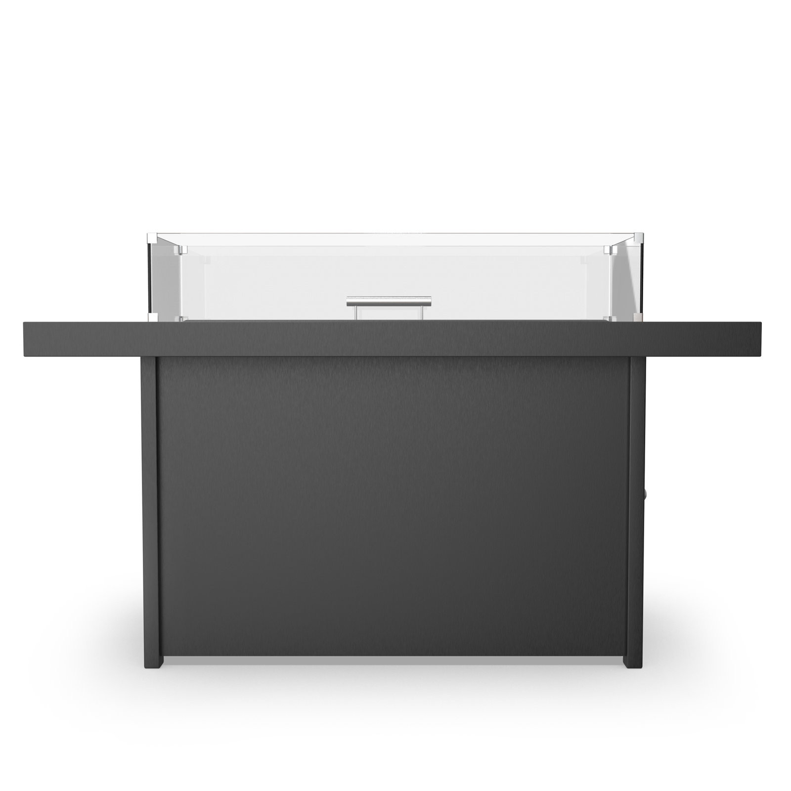 Rectangle Fire Pit Table, Rich Carob