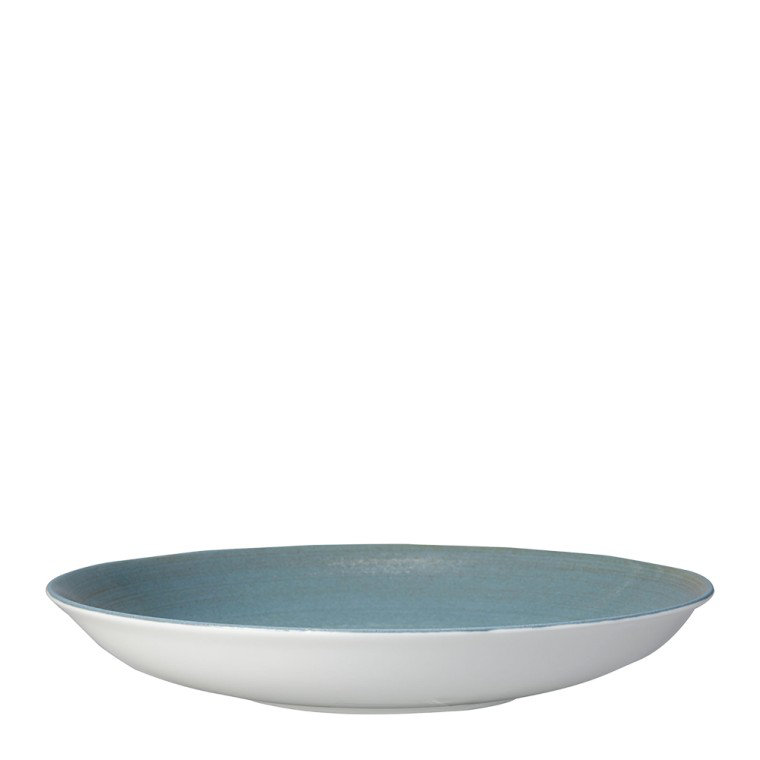 Studio Glaze Bone China Pasta Dish, 12"W, Ocean