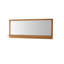 Easy Rectangle Solid Wood Mirror