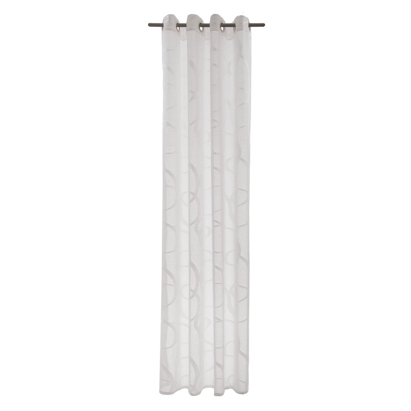 Rafferty Room Darkening Curtain, White