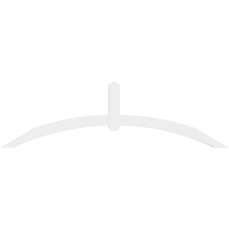 Support pour pignon en PVC Archdale, H 24,5 po x l 84 po (pas: 7/12), P 2 po x F 4 po