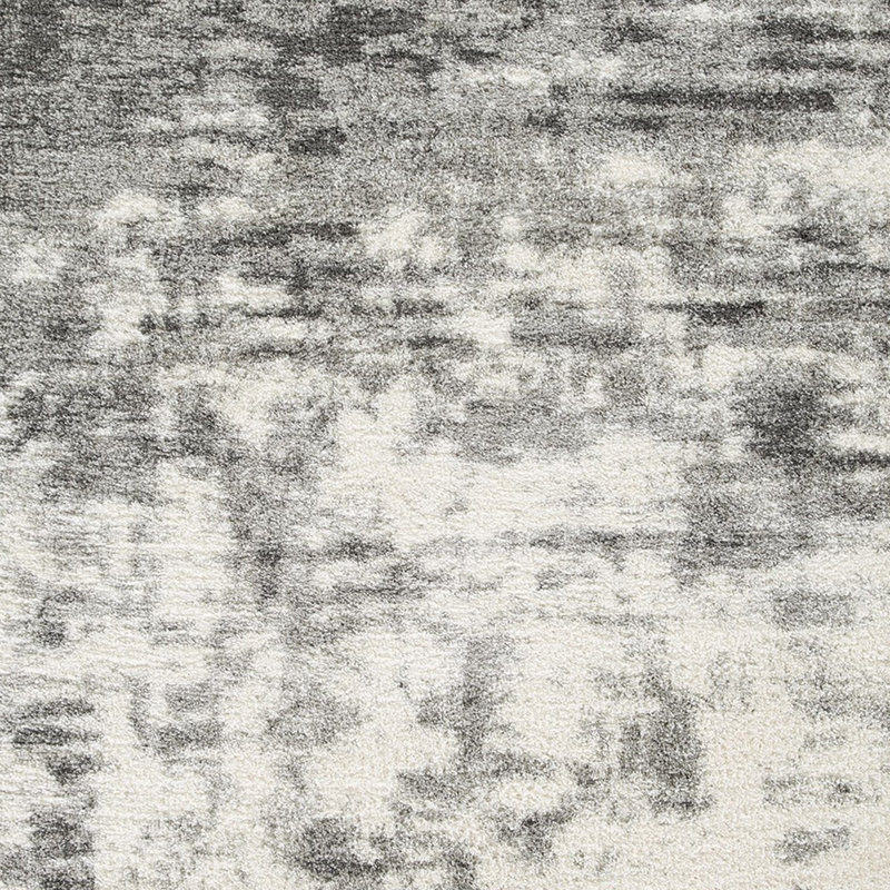 Tapis crème / gris tissé à la main Georgine, Rectangulaire 8 pi x 10 pi