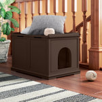 TRIXIE XL Furniture Style Litter Box Enclosure and Pet Home, Hidden Cat Litter Box