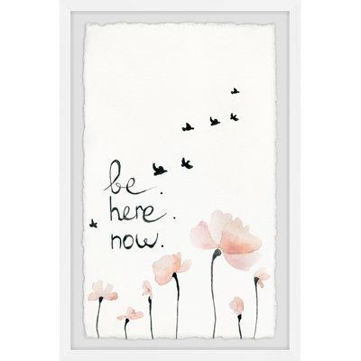 « be here now iii », reproduction d’impression encadrée