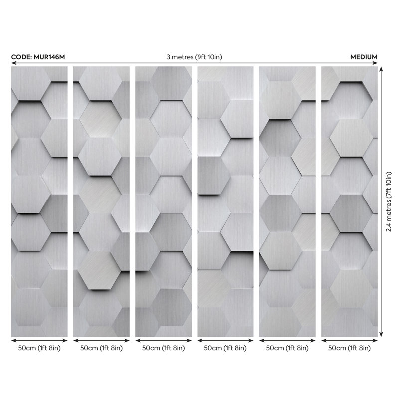 Nowayton Matte Wall Mural, 240cm L x 300cm W
