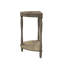 Table d'appoint antique avec tablette inférieure