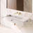 Pyramid 48" Wall Mounted Rectangular Solid Surface Bathroom Sink in Matte Finish, White, No Faucet Hole-339242658-362957919