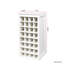 Buffet modulaire 32 bouteilles, finition foncée, conception linéaire, l 17,52 po x P 16,19 po, H 34,87 po, buffet simple et H 34,87 po, l