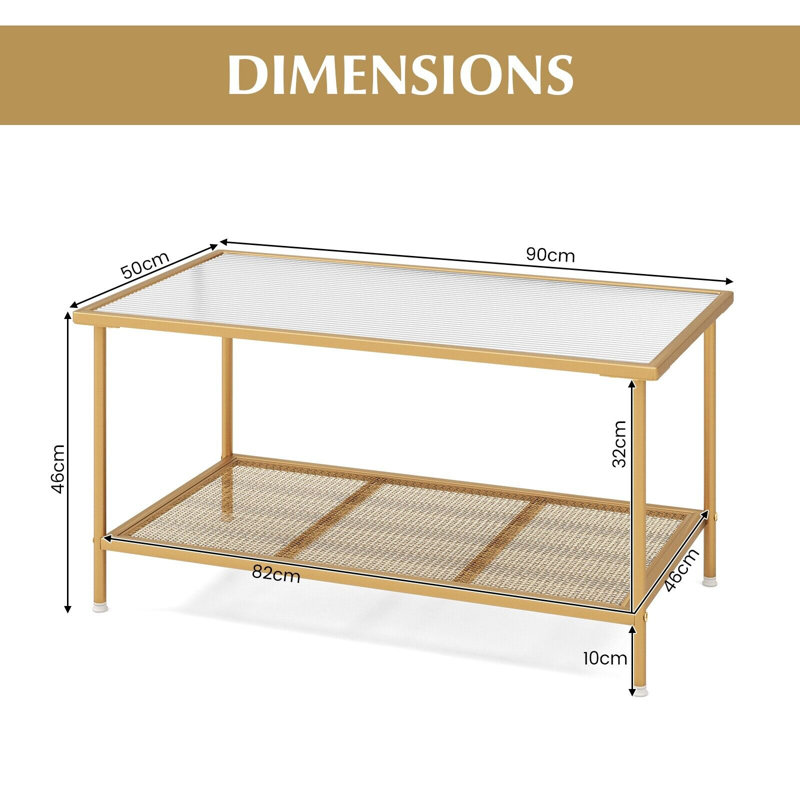 Ajdina Coffee Table with Storage
