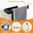 7-Piece Bathroom Hardware Set, SUS304 Stainless Steel Towel Bar, Towel Ring, Toilet Paper Holder & Wall Mount Hooks, Modern Matte Black Finish, Durable Bathroom Accessories Set