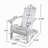 HOLLYWOOD FOLDABLE ADIRONDACK CHAIR-1053791887