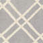 Tapis gris / ivoire en laine touffeté à la main Deedgra-225422016