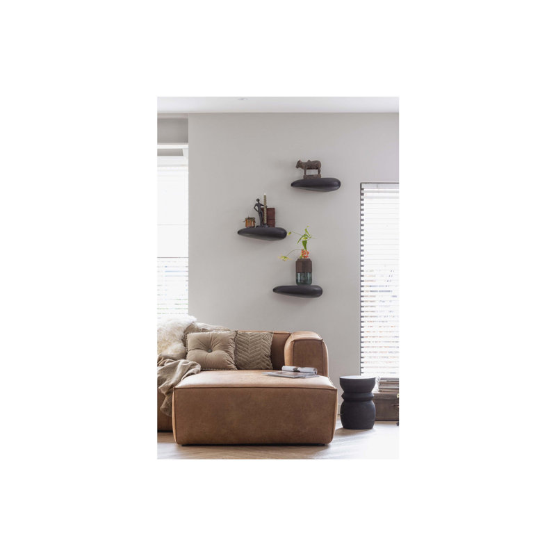 Bean 2 Seater Faux Leather Corner Sofa