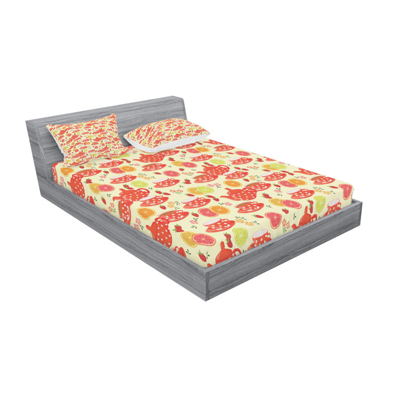 Microfiber Sheet Set, Queen Sheet Set with Fitted Sheet