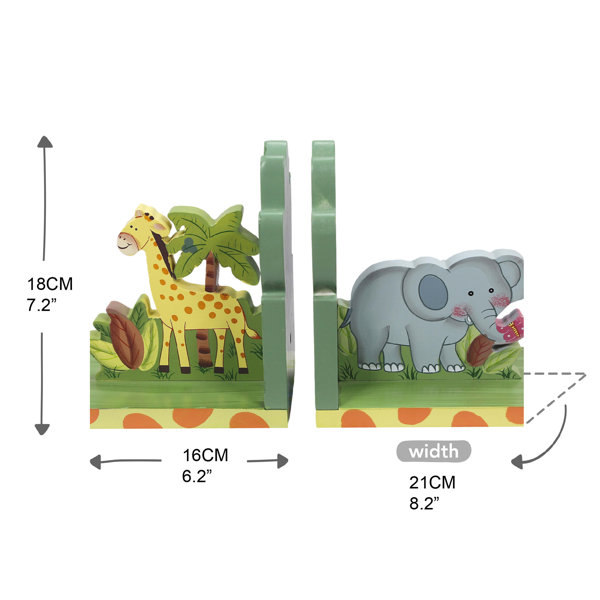 Fantasy Fields by Teamson Kids Sunny Safari Wall 3 - Hook Wall Mounted Coat  Rack & Reviews