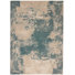 Ivory/Teal Blue