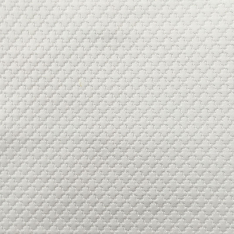 Embossed Geometric Design | Geo Fabric_GEO, White