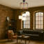 Luminaire suspendu en bois
