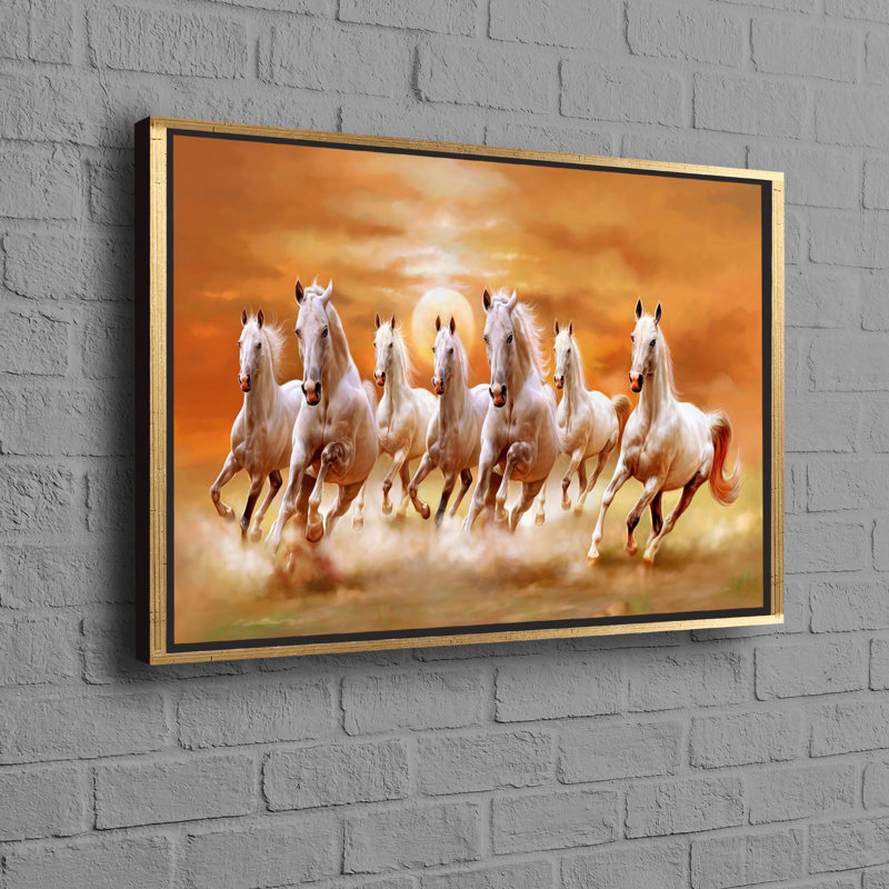 Print on Canvas, Gold Floater Framed, 80 cm H x 110 cm W