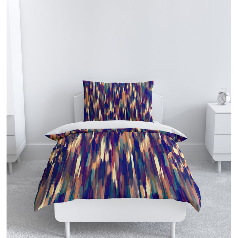 Abstract Duvet Cover, King Duvet Cover + 2 King Shams
