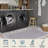  Floral Scalloped Rug Vintage Boho Washable Area Rug Soft Bedroom Rugs Non-Slip Throw Carpet-2088777657