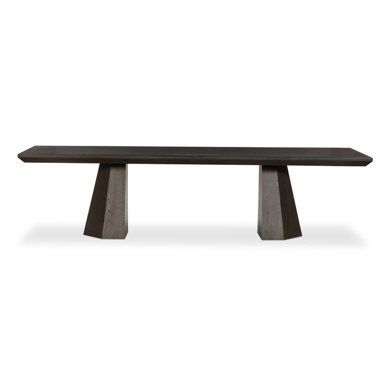 Table de salle à manger Azien - Chêne espresso, H 30 po x L 84 po x l 48 po