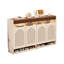 Range-chaussures autoportant à lattes ventilées en bois d'ingénierie avec rangement pour chaussures-133713064