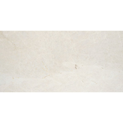 Summit Ivory 12 in. x 24 in. Honed Marble Floor and Wall Tile (8.01 sq. ft./Case)