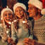 Chapeau de père Noël 1 pièce Jyvon