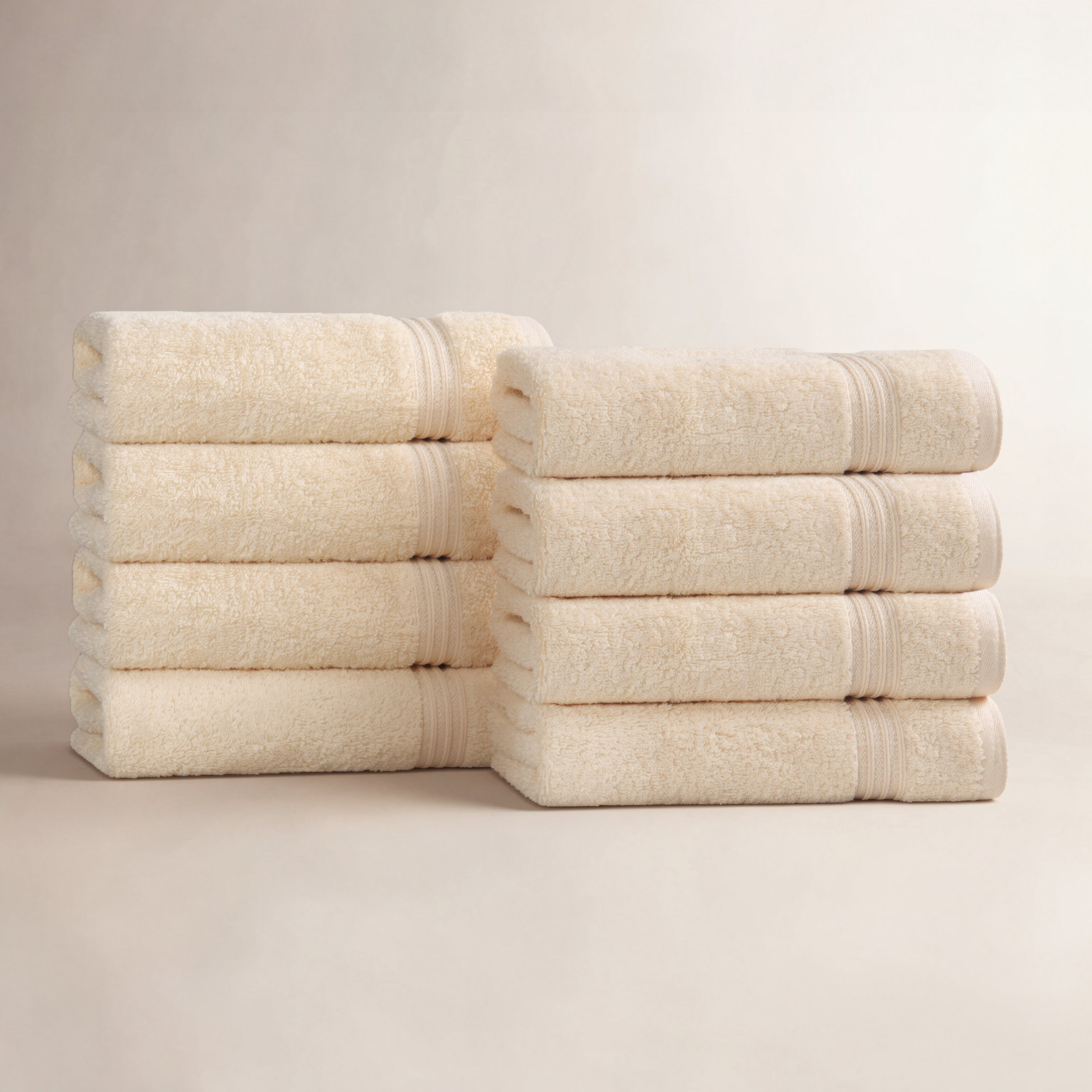 Oleg Egyptian Cotton Hand Towel Set, Canary