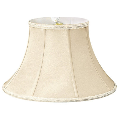 Abat-jour cloche en soie / shantung (araignée)